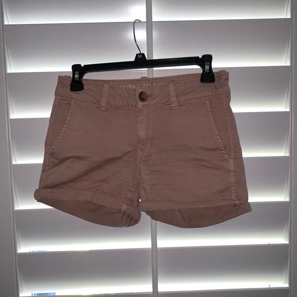 Size 2 American Eagle Pink Shorts-Super Stretchy